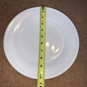 4 plastic plates